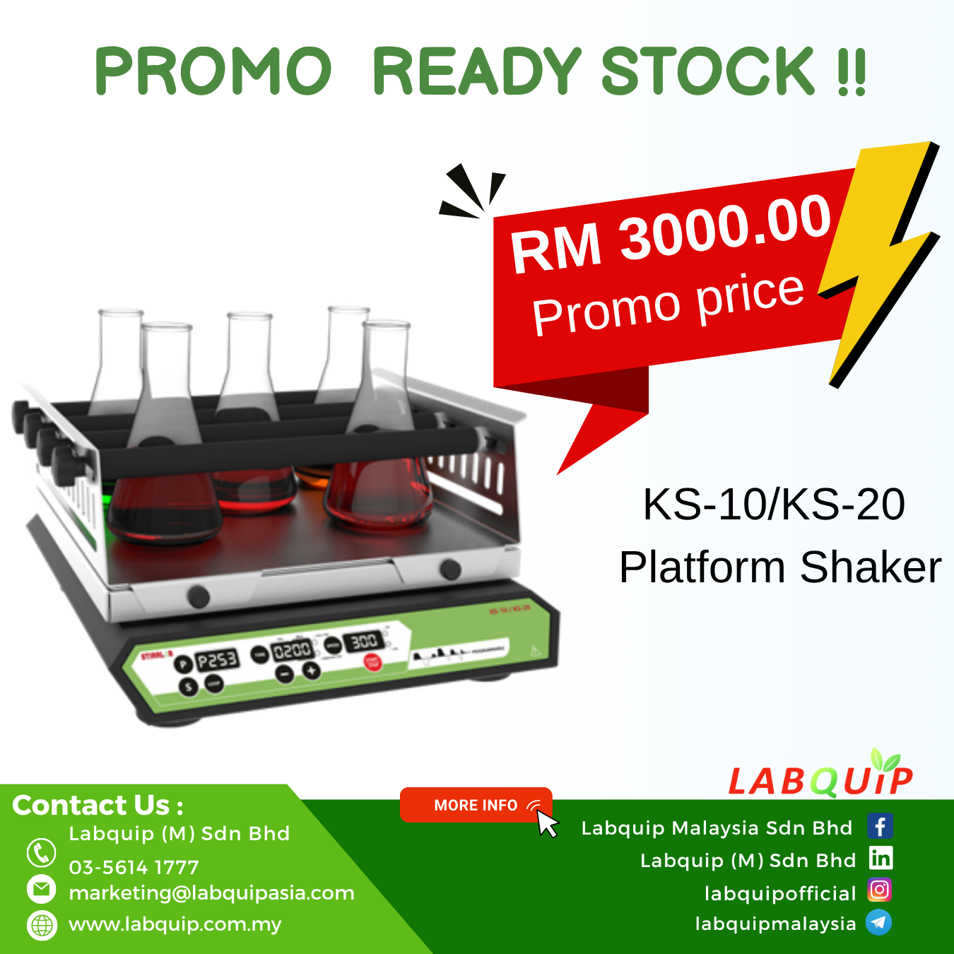 PROMO - KS-10.KS-20 PLATFORM SHAKER